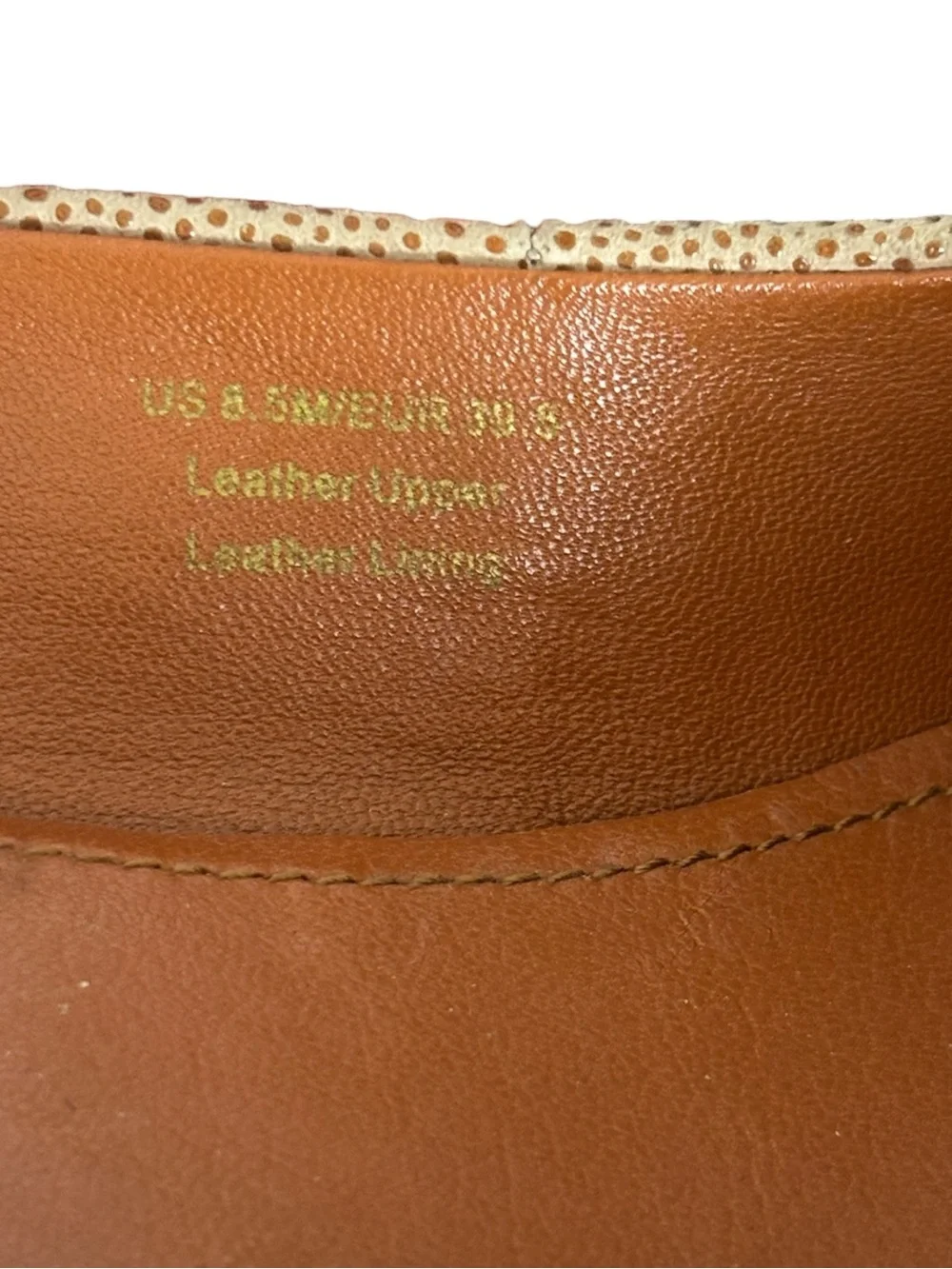 Via Spiga Faina Wedge Pump Beige Lizard Embossed Leather Buckle Heel 8.5